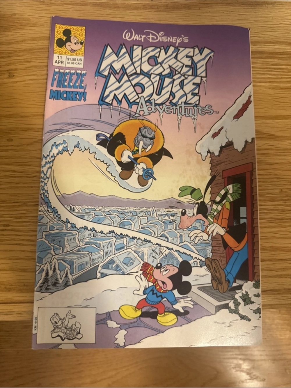Mickey Mouse Adventures Comic Walt Disney's #11 April 1991